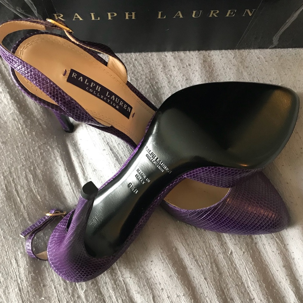 Purple Ralph Lauren Heels - Picture 4 of 7